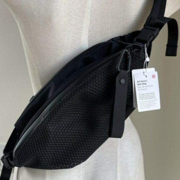 NWT Lululemon All Hours Belt Bag Black Crossbody